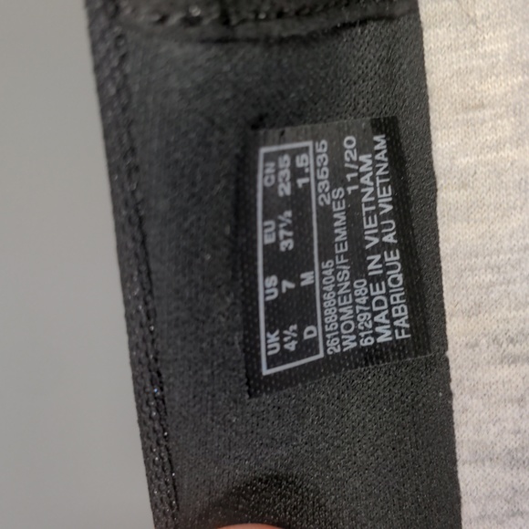 Cloudsteppers by Clarks Black Ballet Shimmer Gathered Flats Size 7 - Picture 5 of 10